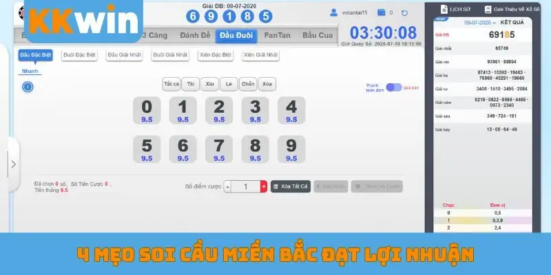 4 mẹo soi cầu miền Bắc đạt lợi nhuận
